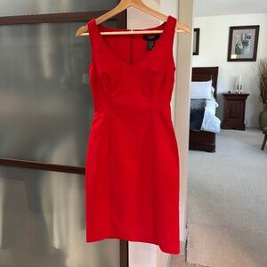 Express Stretch Sheath Dress - Red Size 1/2